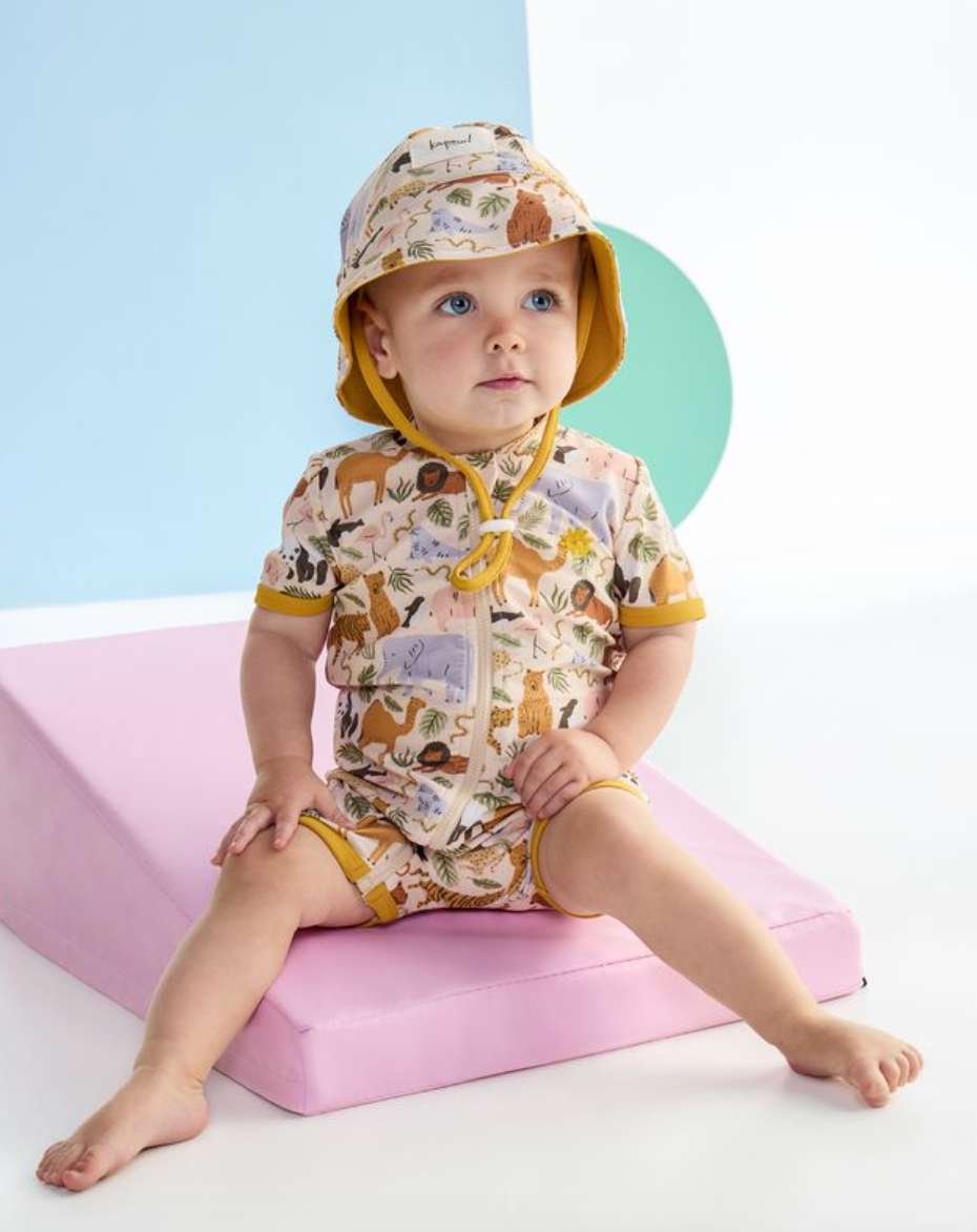 Animal Kingdom Short Sleeve Swimsuit - Various Sizes