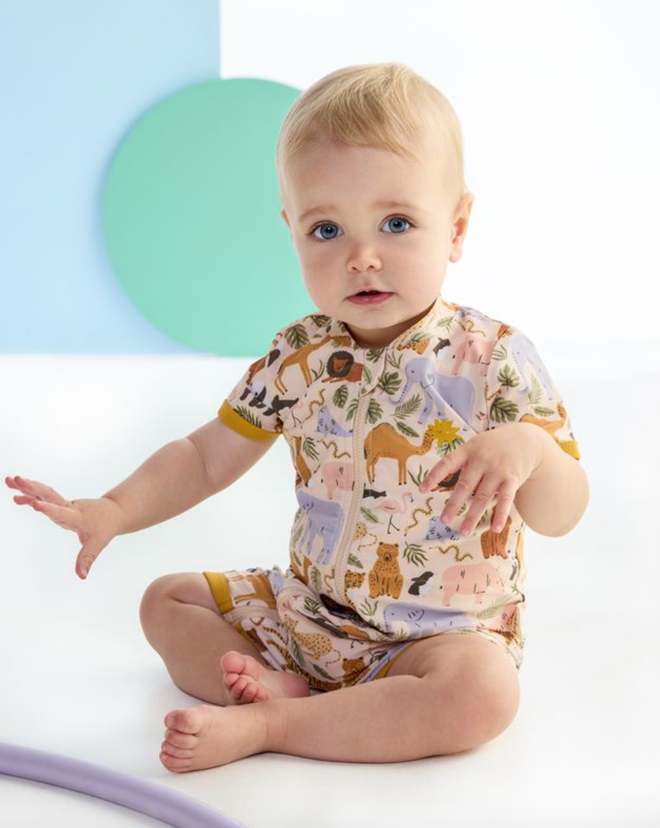 Animal Kingdom Short Sleeve Swimsuit - Various Sizes