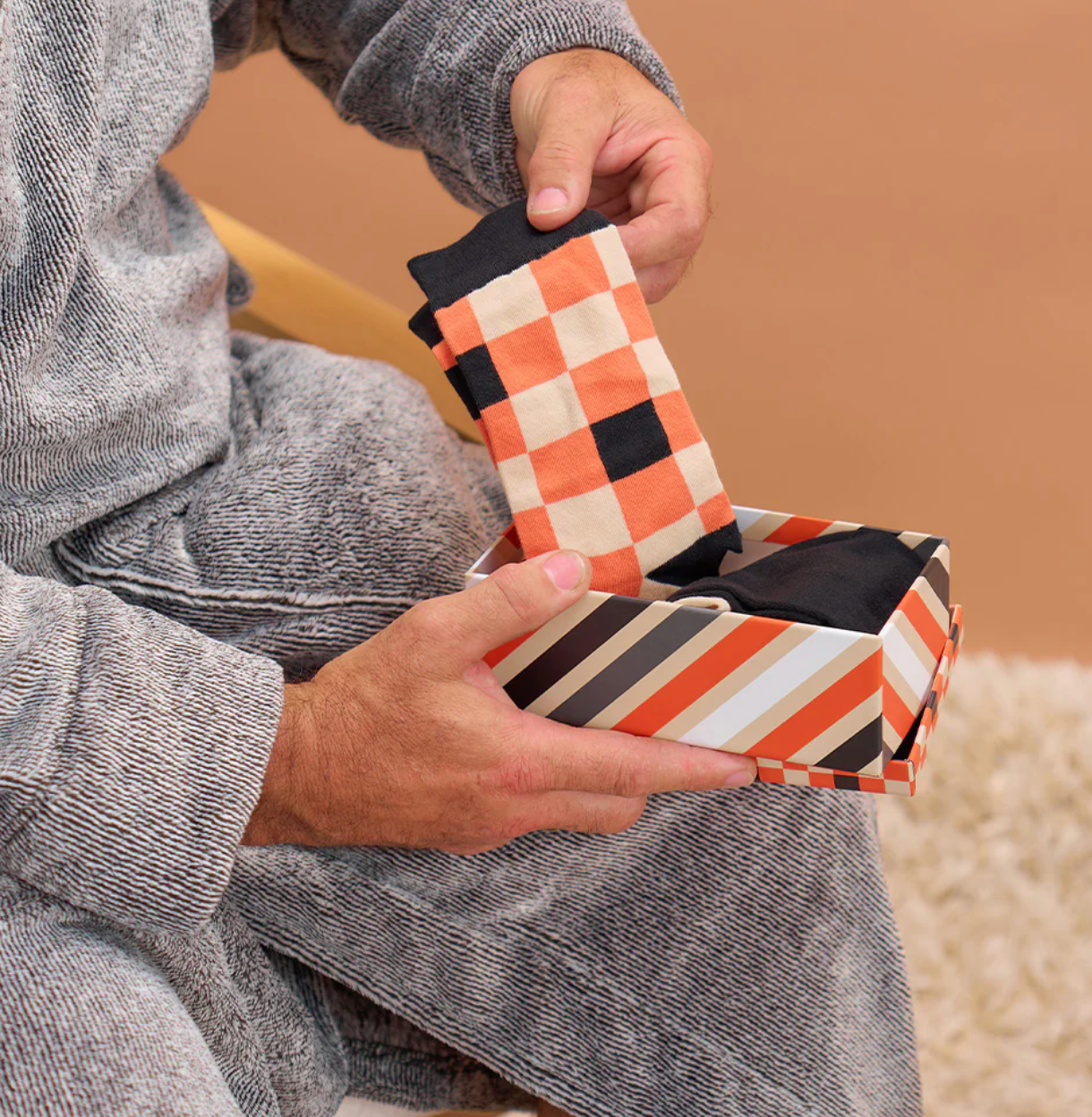 Boxed Socks - Mr Hot Shot - 3 pairs