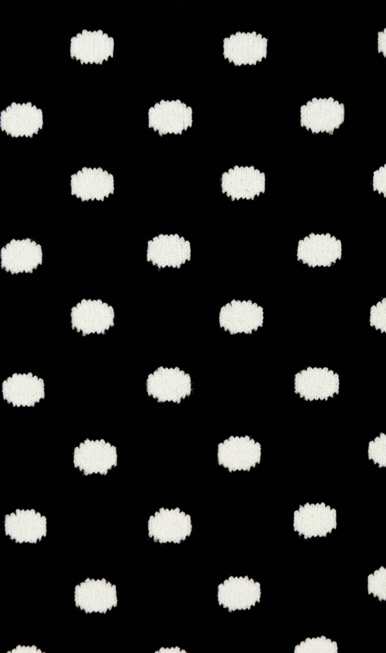 Black Bond Polka Dot Socks