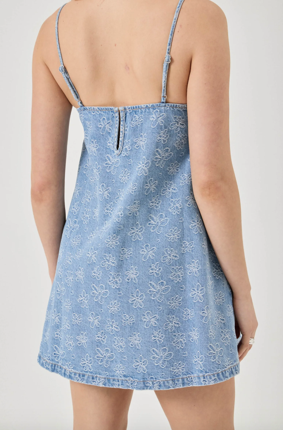 Indigo Flowers Cami Dress