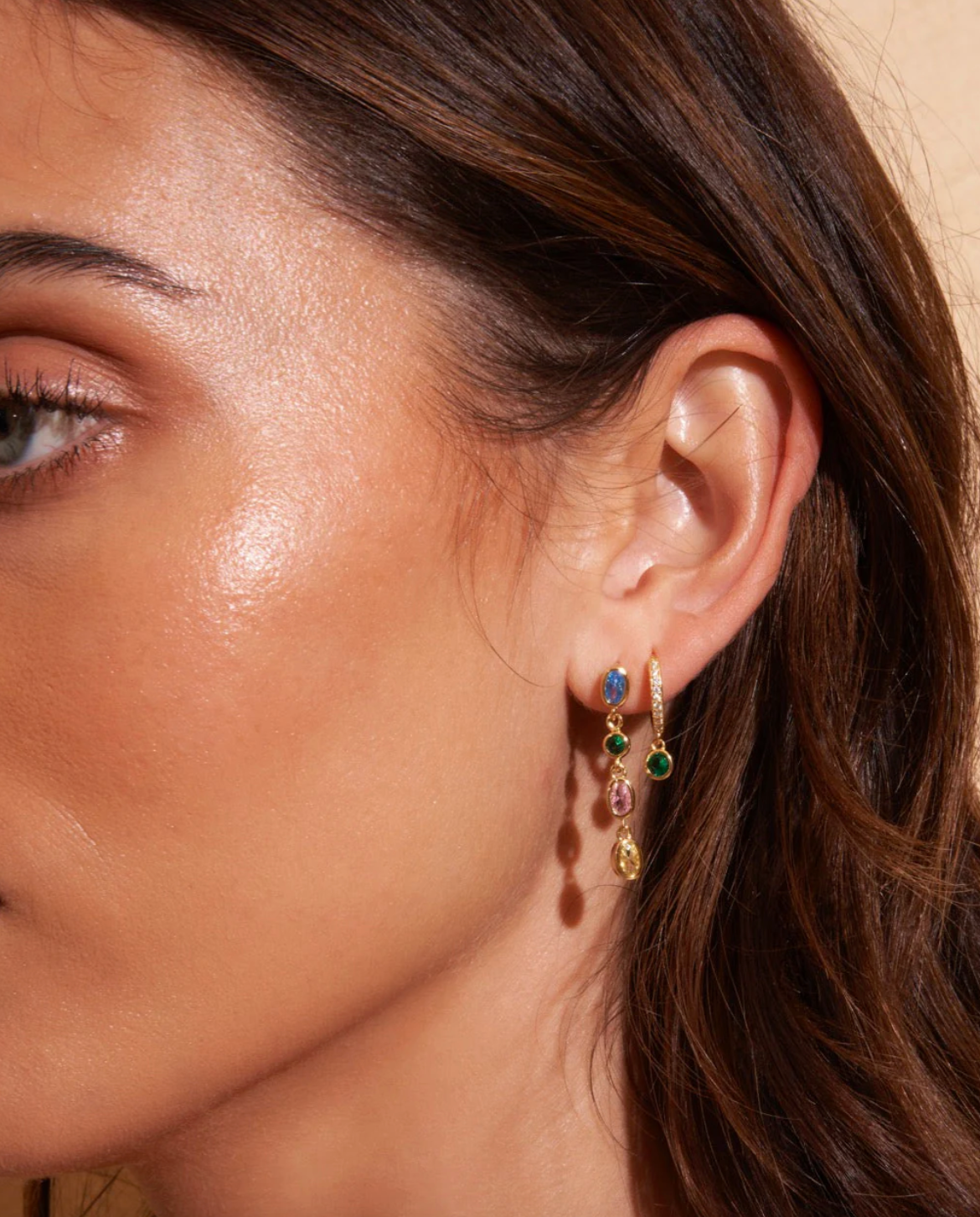 Isadora Gold Earrings - Multi