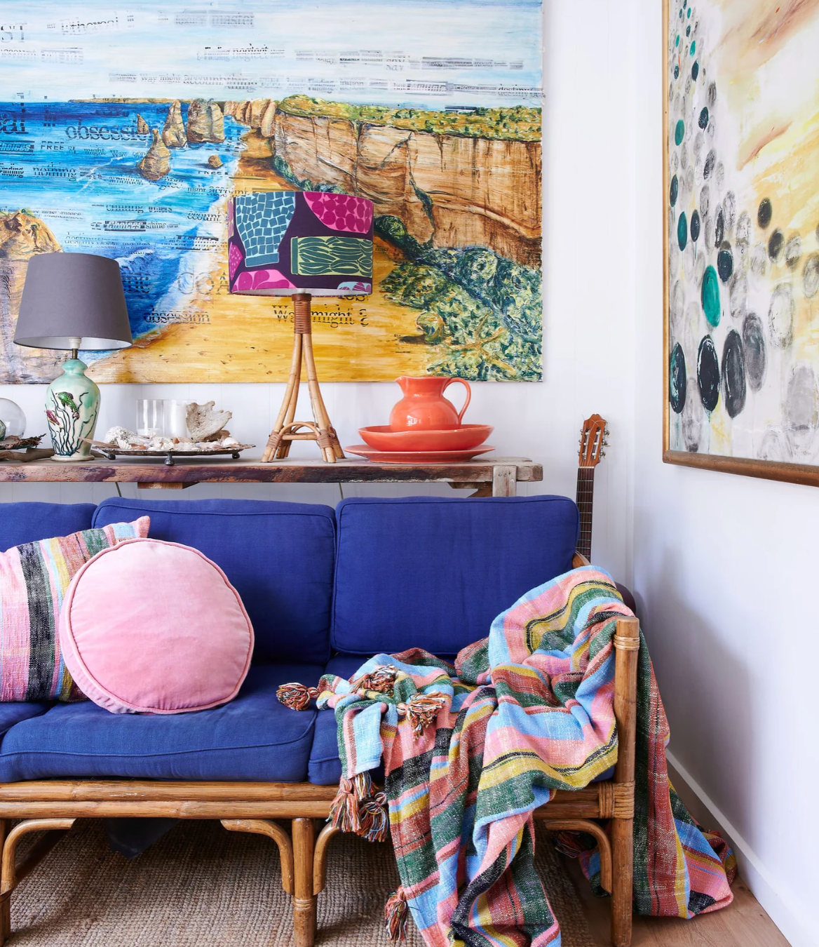 Dusty Rose Velvet Pea Cushion