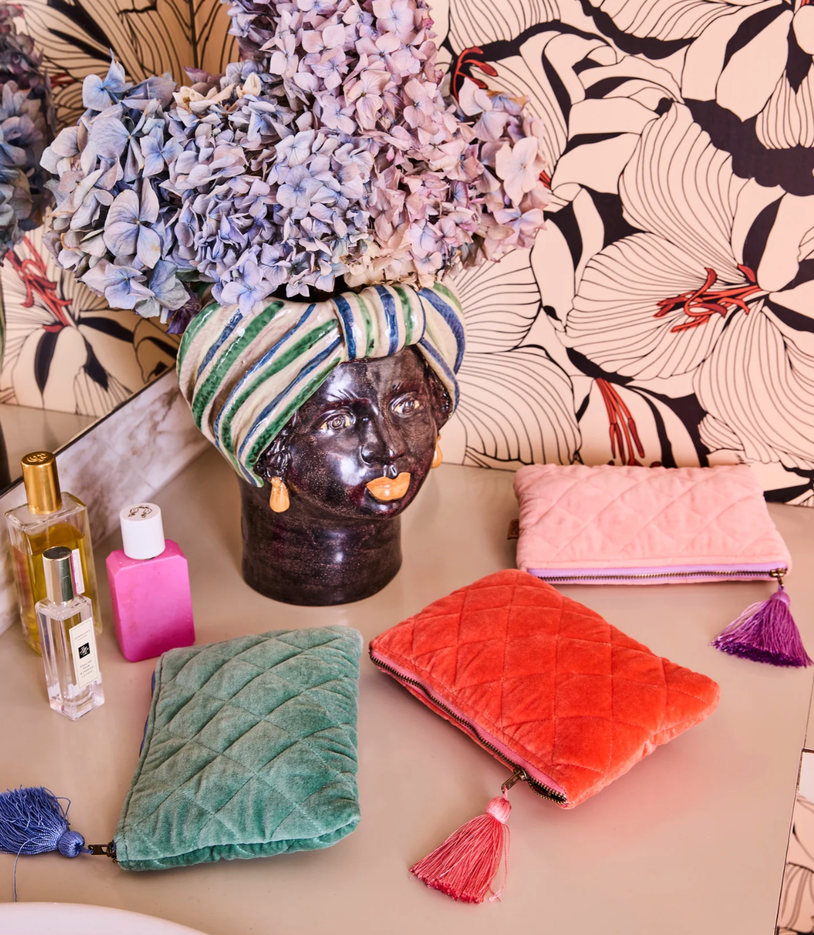 Seabed Velvet Cosmetics Purse