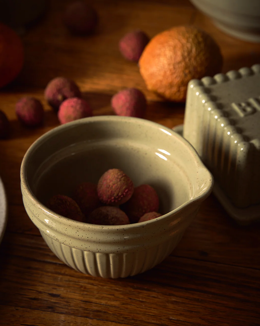 Kitchen Life 16cm Scallop Bowl - Peppercorn