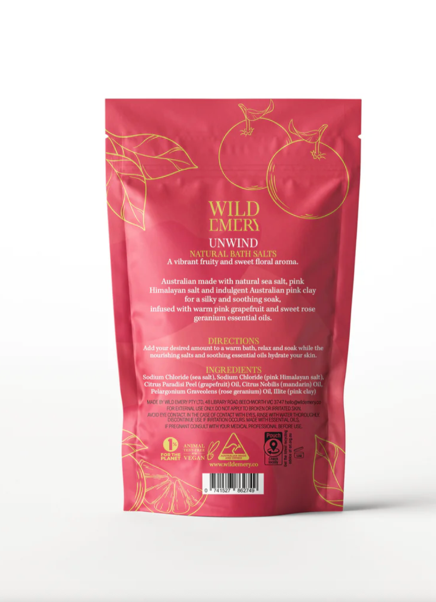 Unwind Natural Bath Salts