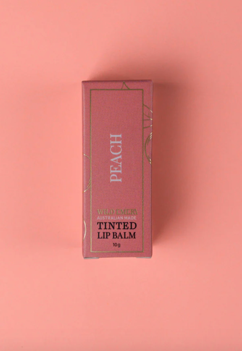 Peach Tinted Natural Lip Balm