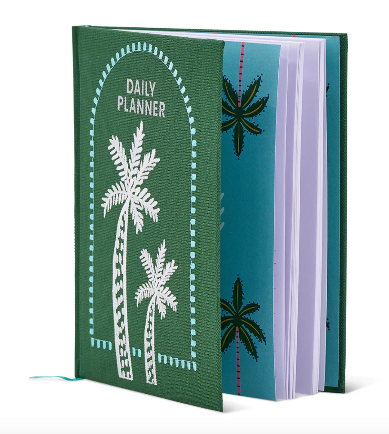 Daily Planner - Palm Tree Embroidered