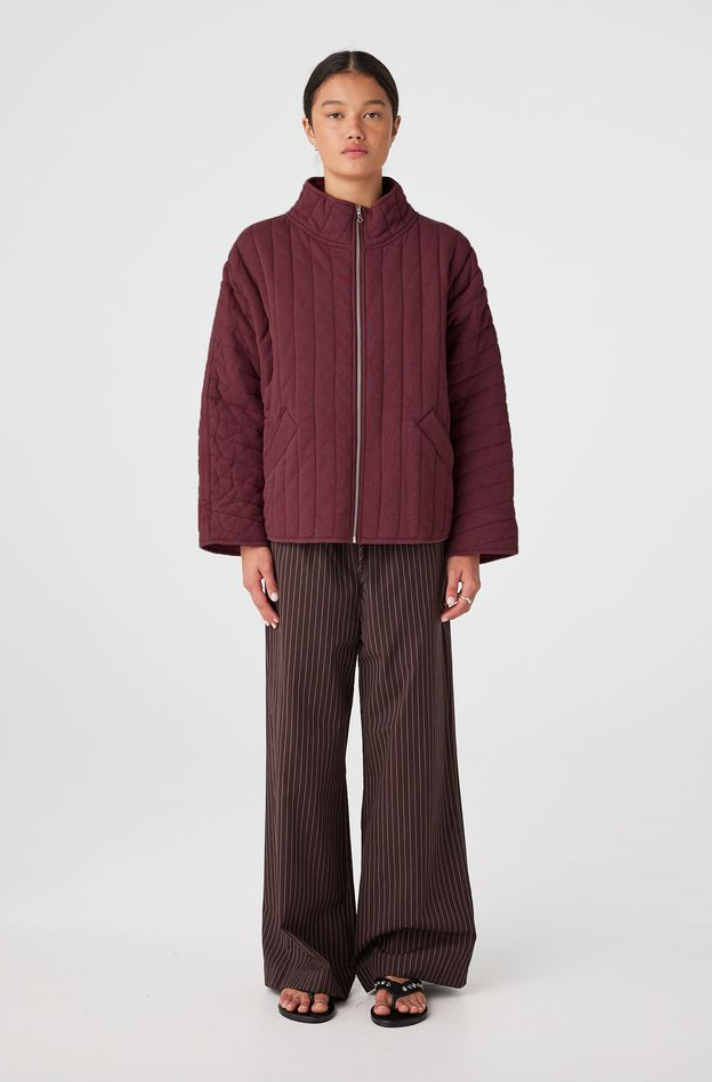 Tessa Jacket - Merlot