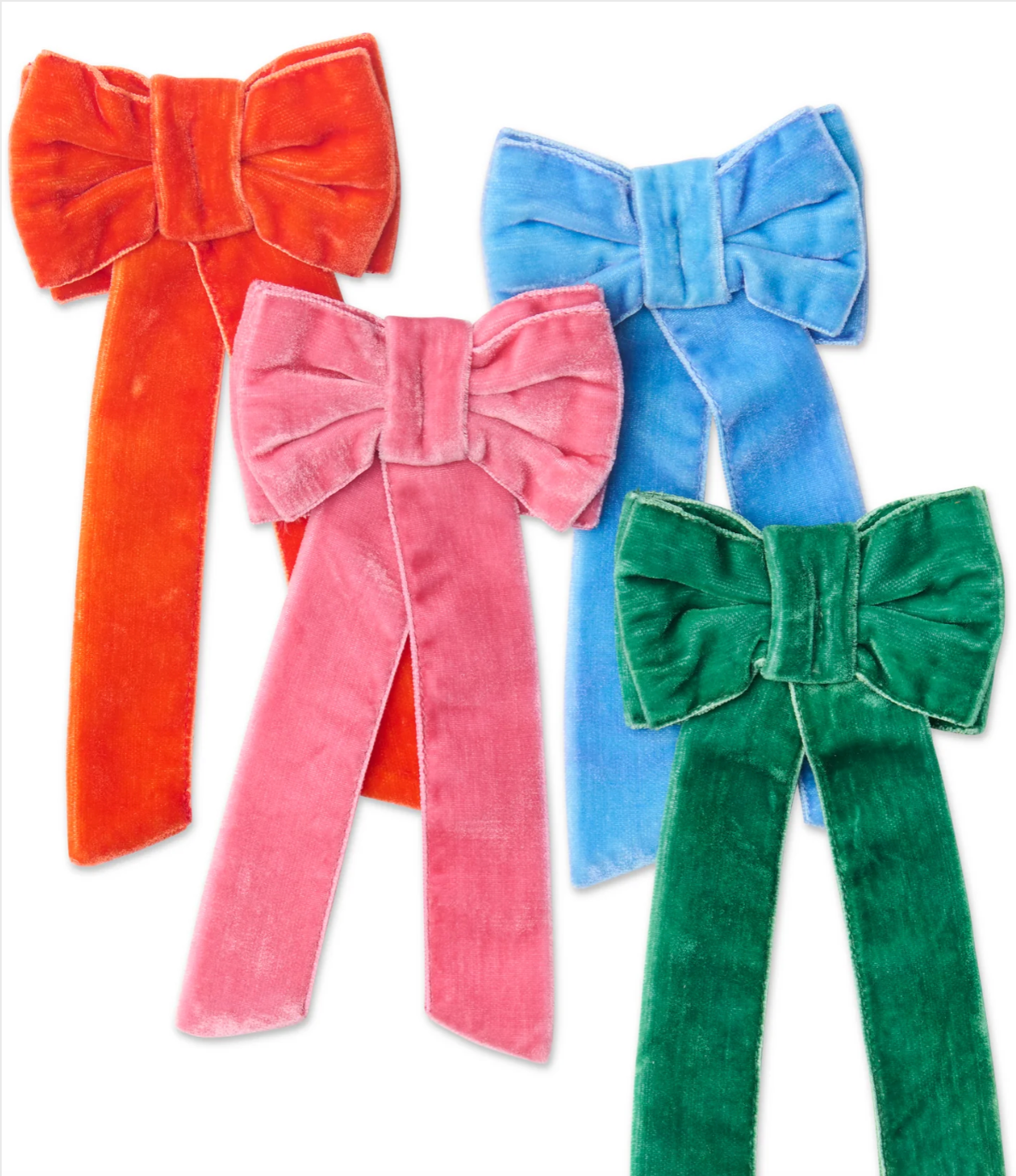 Bows of Joy Velvet Napkin Holder Set