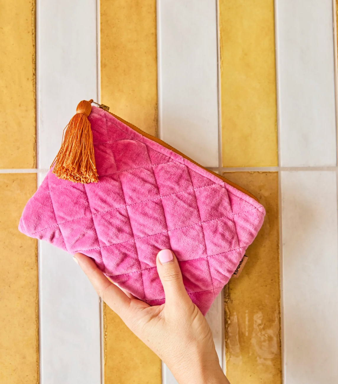 Pink Velvet Cosmetics Purse