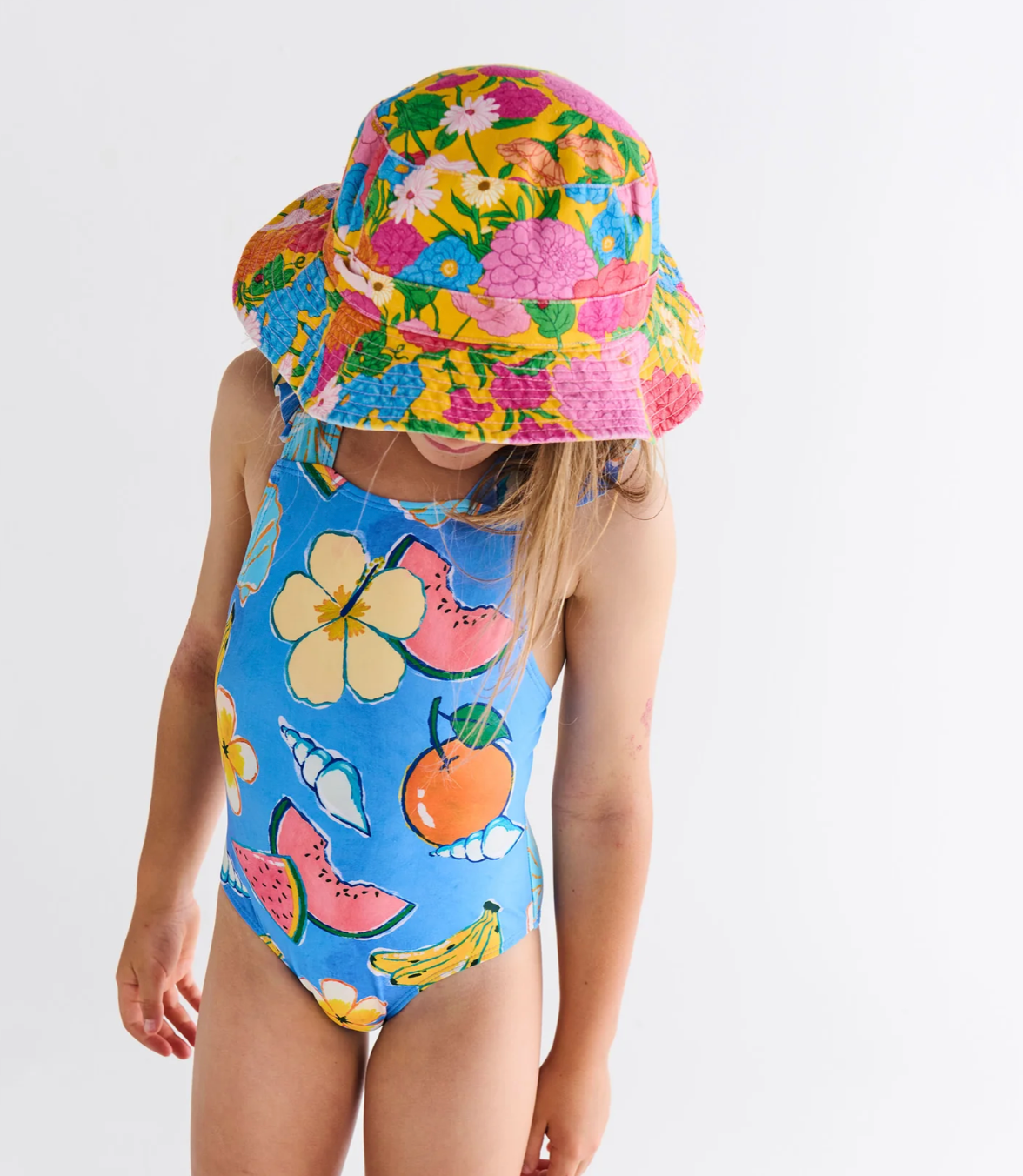 Follow The Sun Yellow Beach Hat - Various Sizes