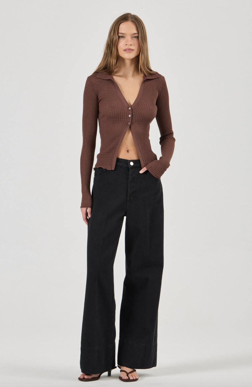 Juno Knitted Shirt - Espresso