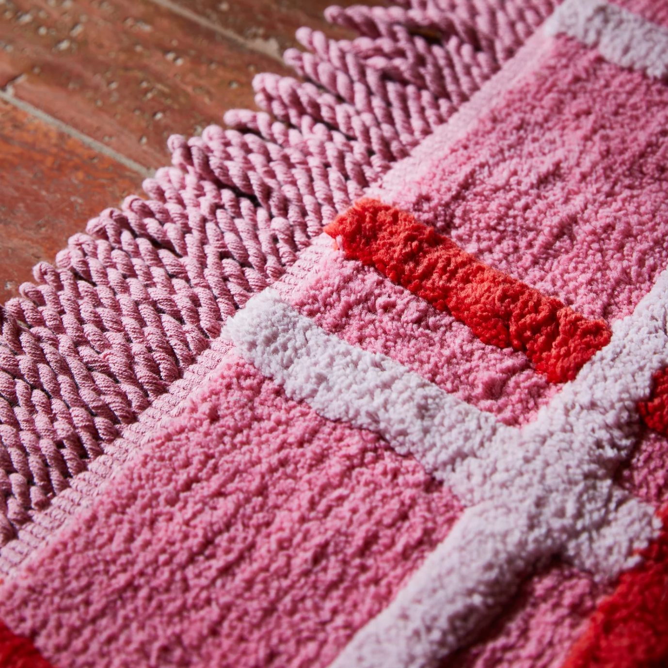 Karina Bath Mat - Rosewood