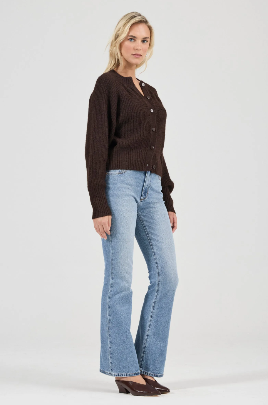 Duchess Cardigan - Chocolate