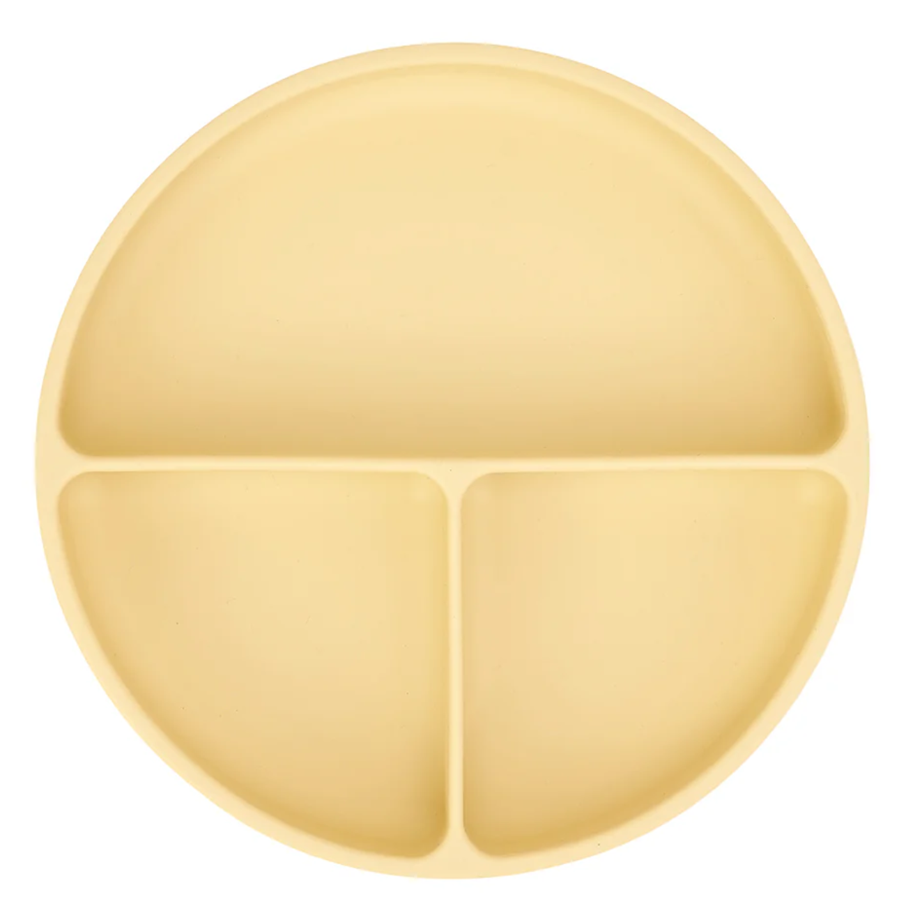 Silicone Suction Divided Plate - Various Colours