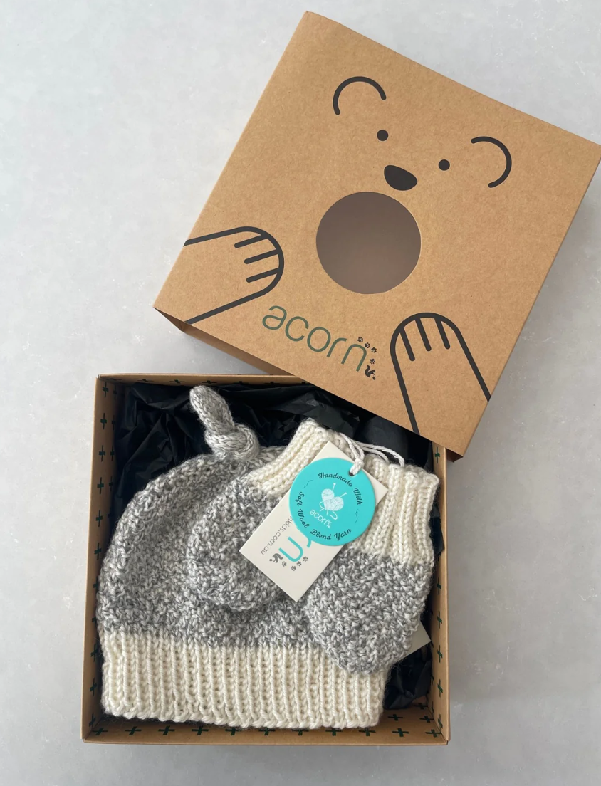 Springbud 100% Merino Gift Set - Cloud Marle