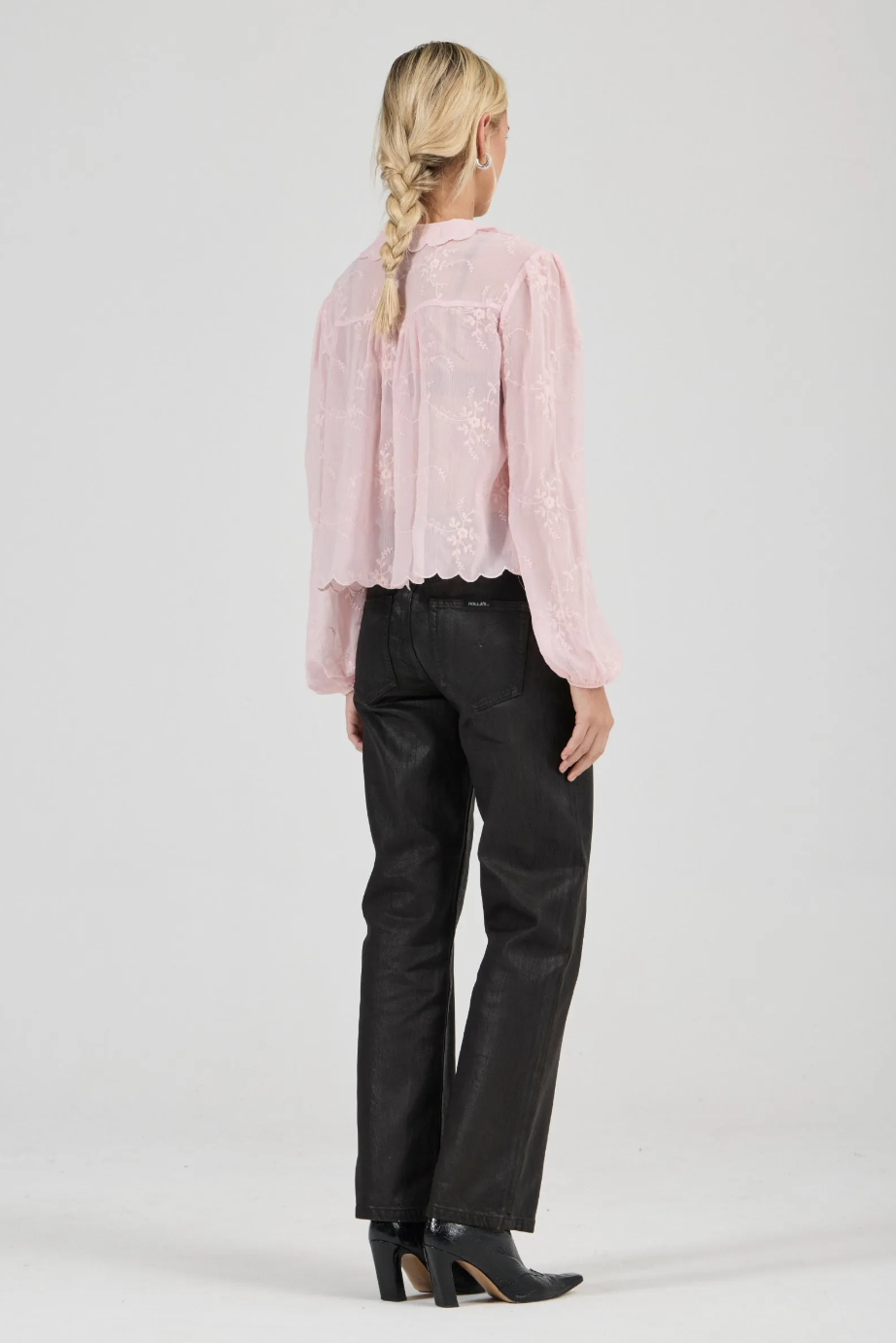 Petal Bloom Blouse - Blush