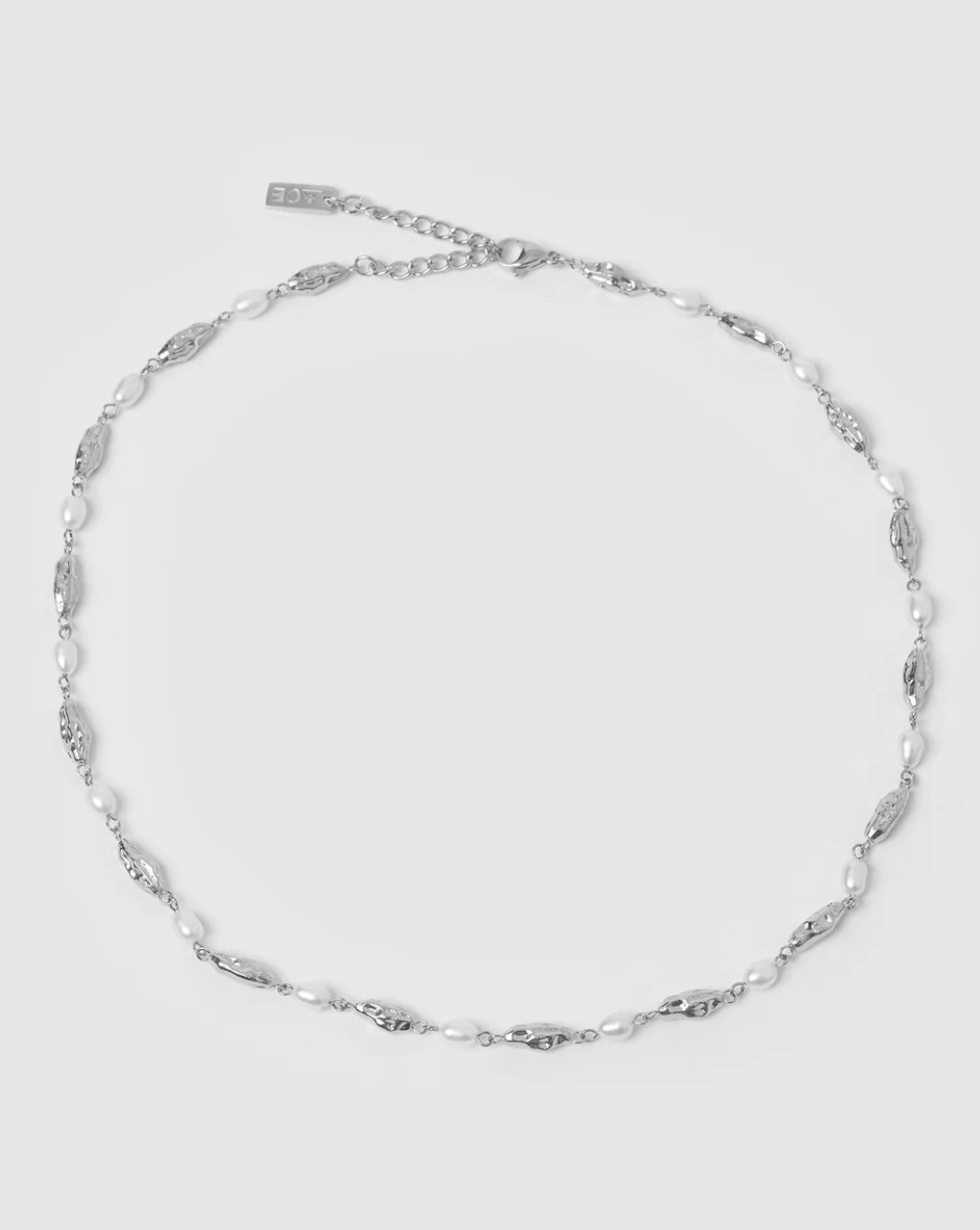 Mimi Pearl and Silver Necklace