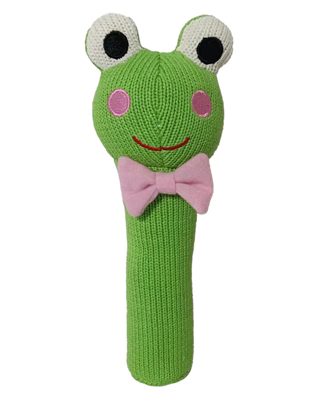 Knit Rattle - Frog