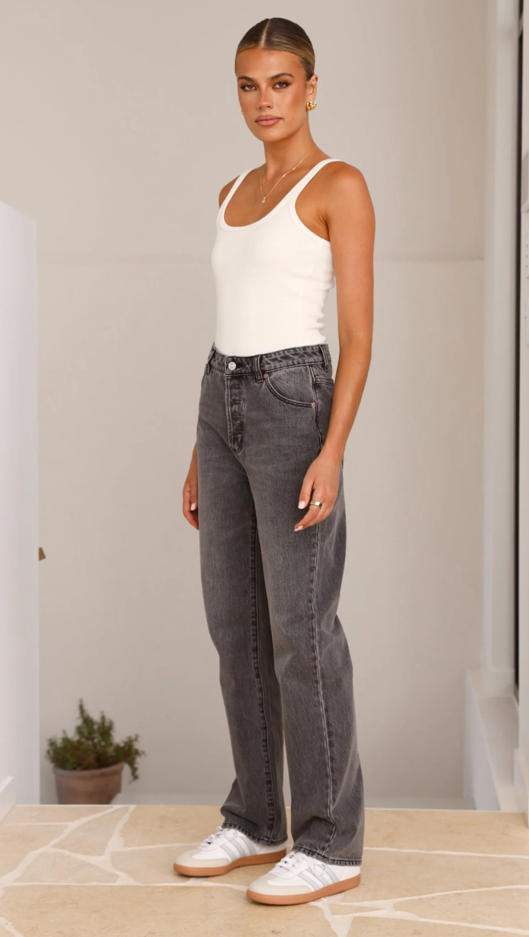 90's Relaxed - Worn Black