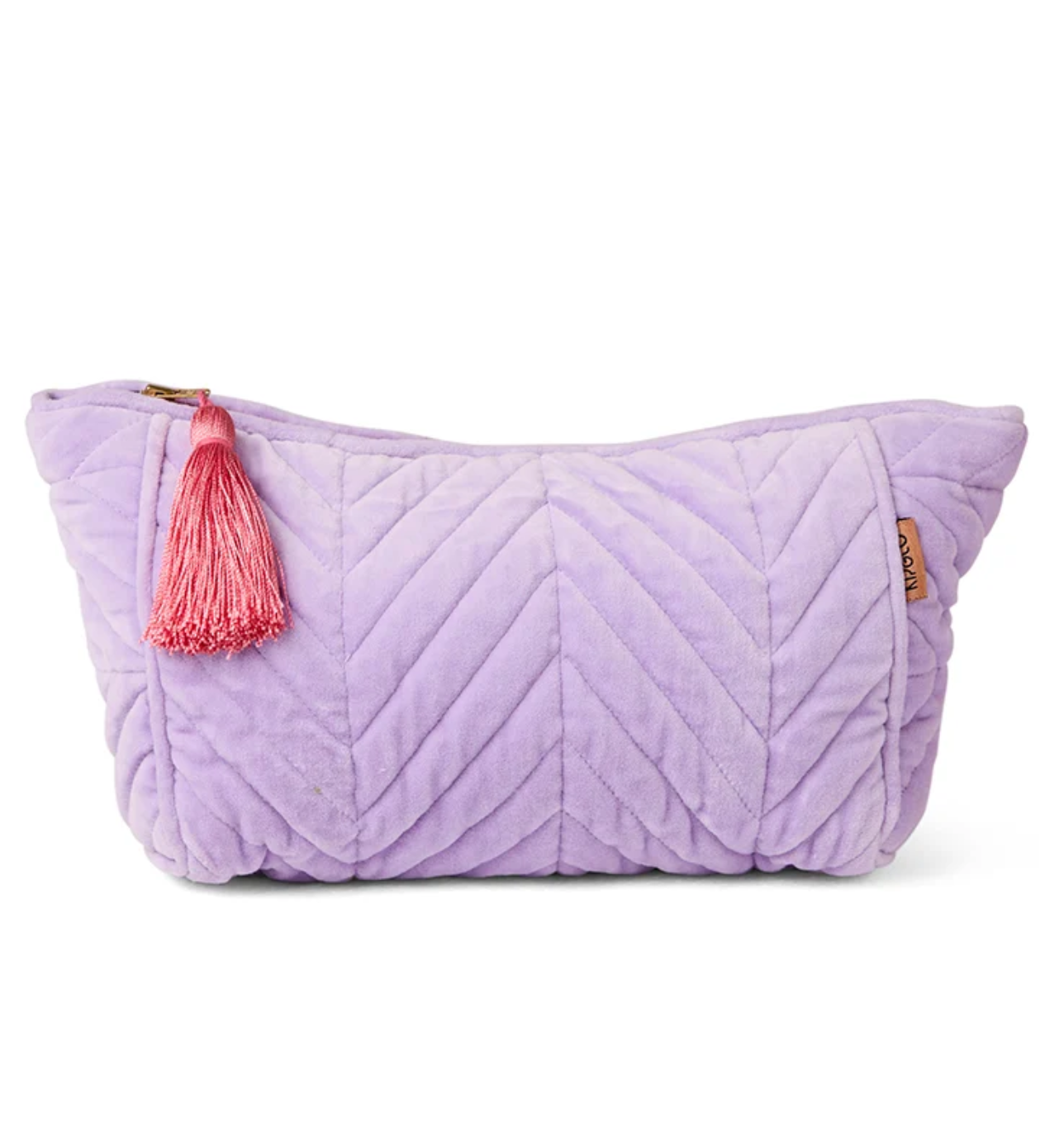 Lilac Velvet Toiletry Bag