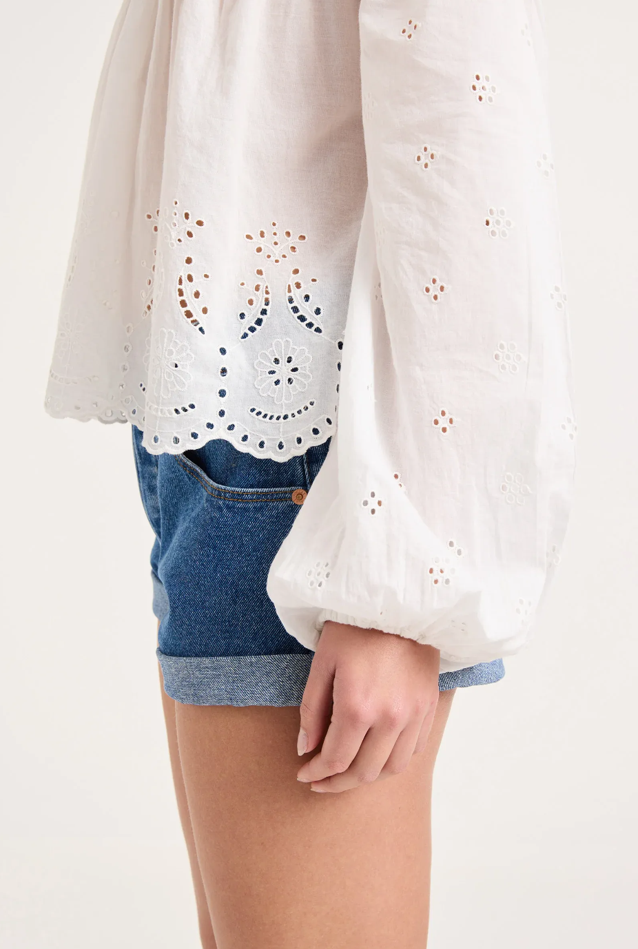 Darling Voile Blouse - White