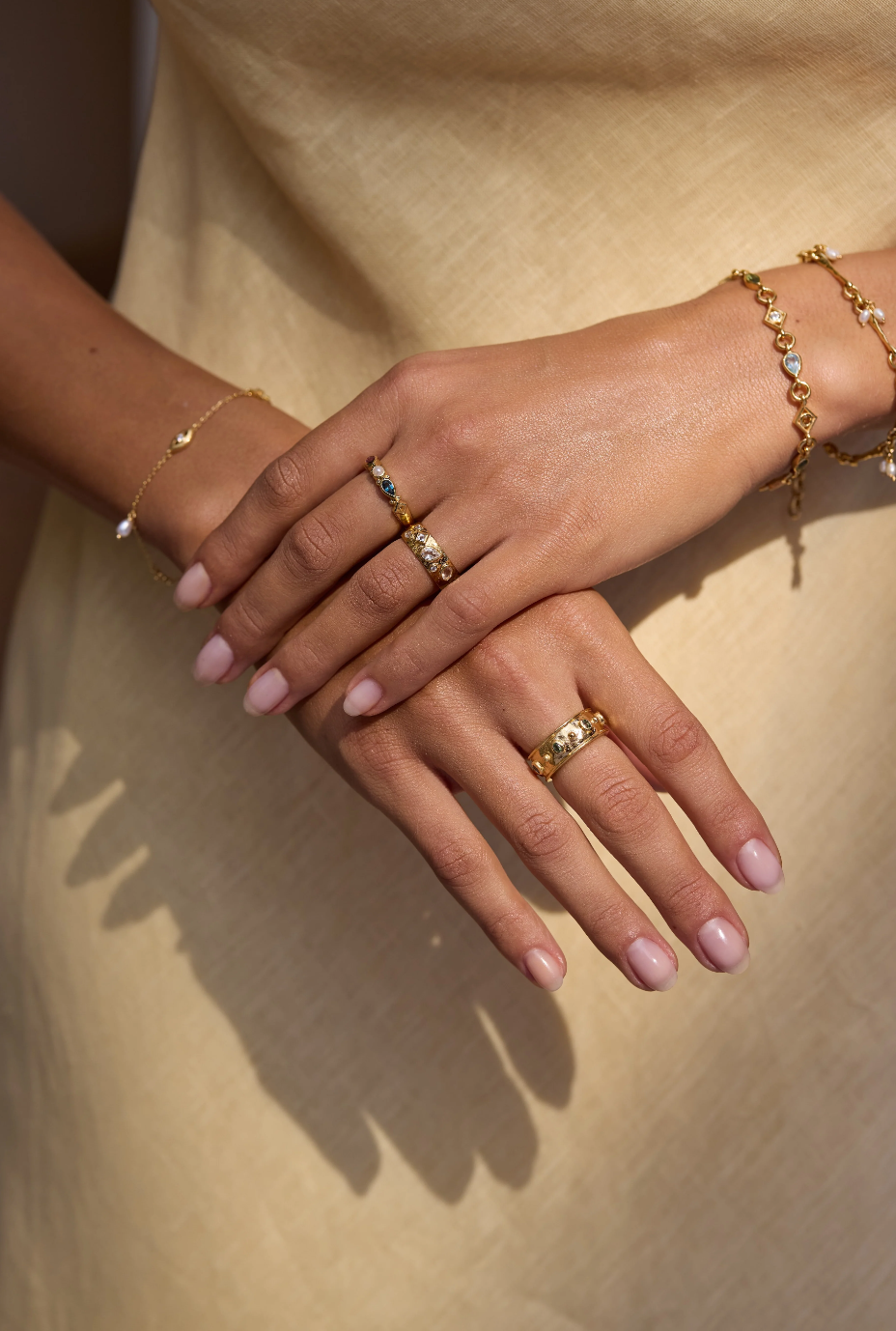 Estelle Topaz Gold Ring