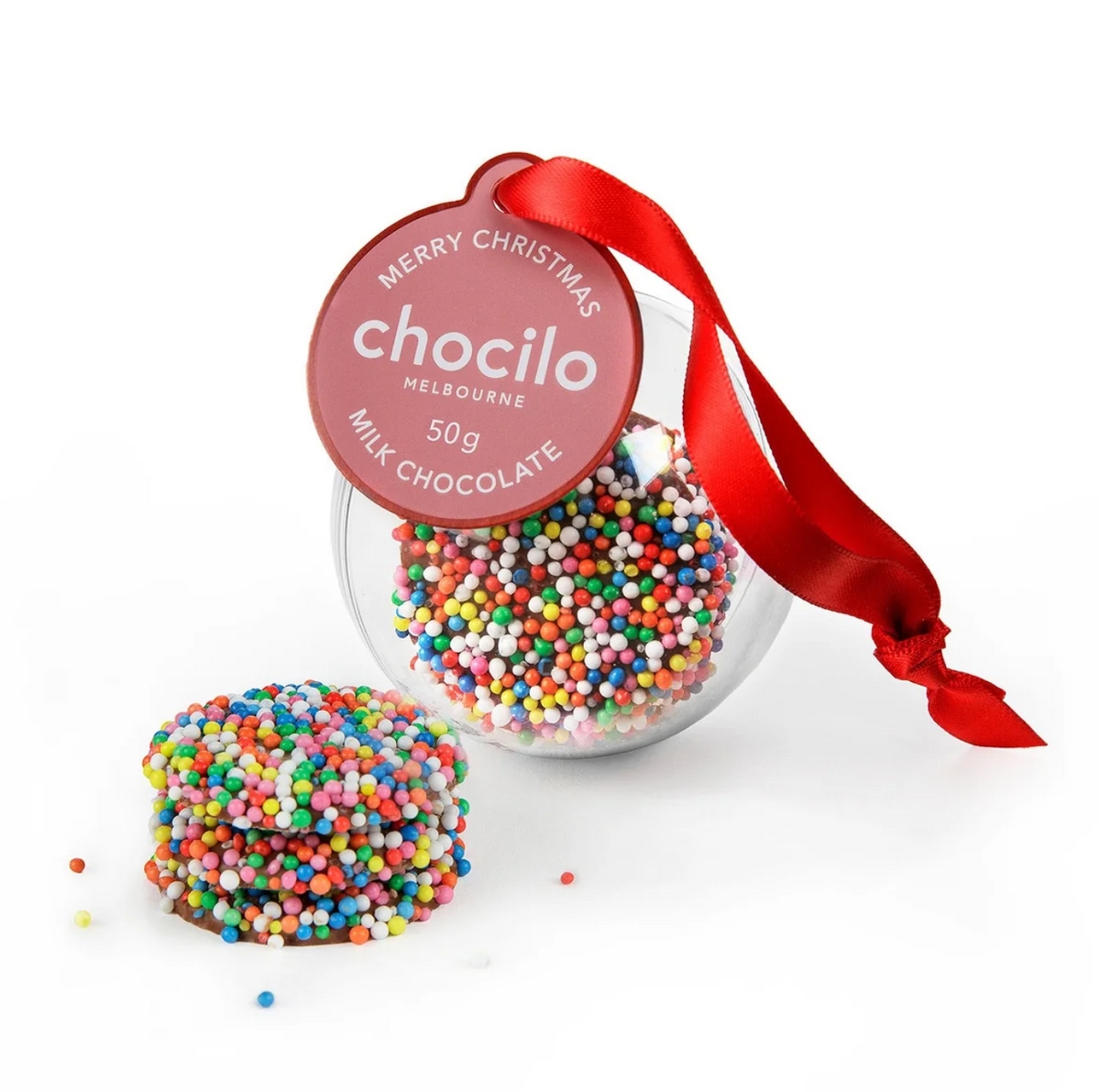 Bauble with Milk Chocolate Speckles - 50g