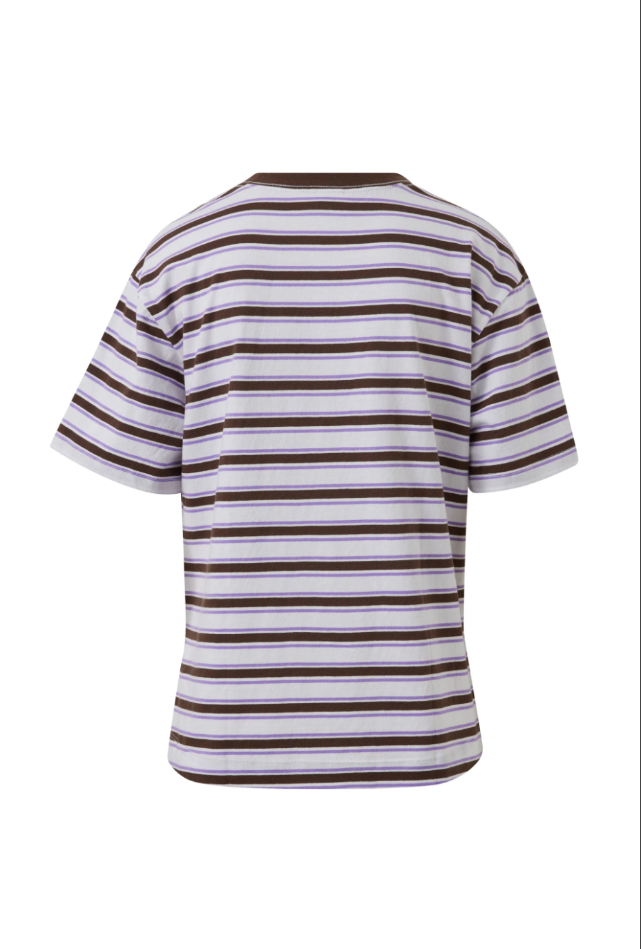 Stevie Slouchy Tee - Brunette Orchid Stripe
