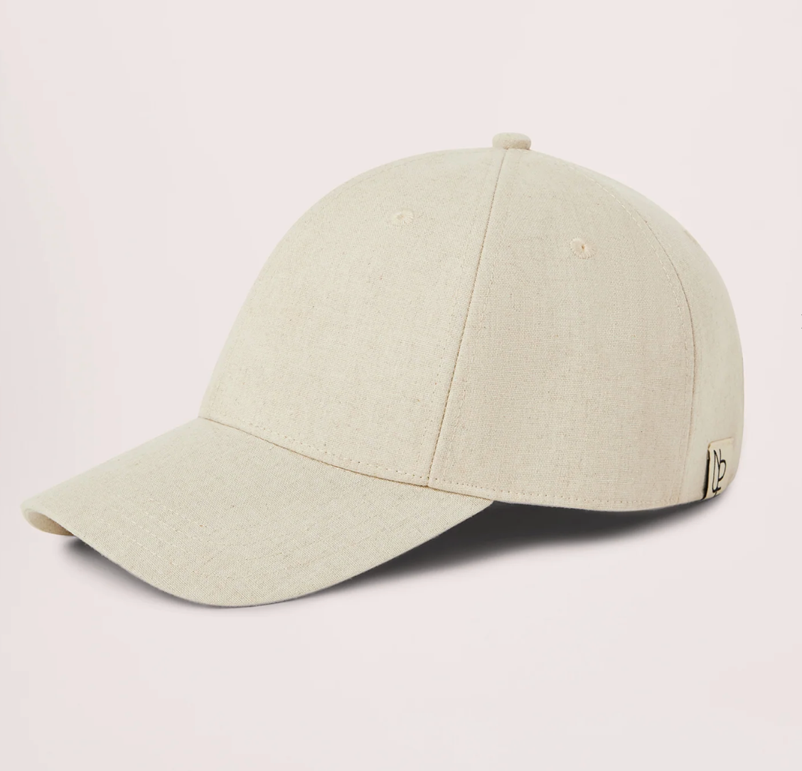 Nude Linen Cap