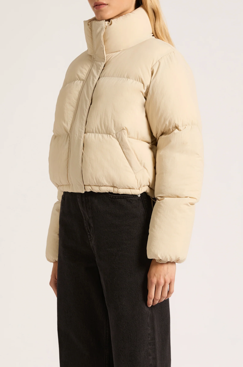 Topher Puffer Jacket - Wheat