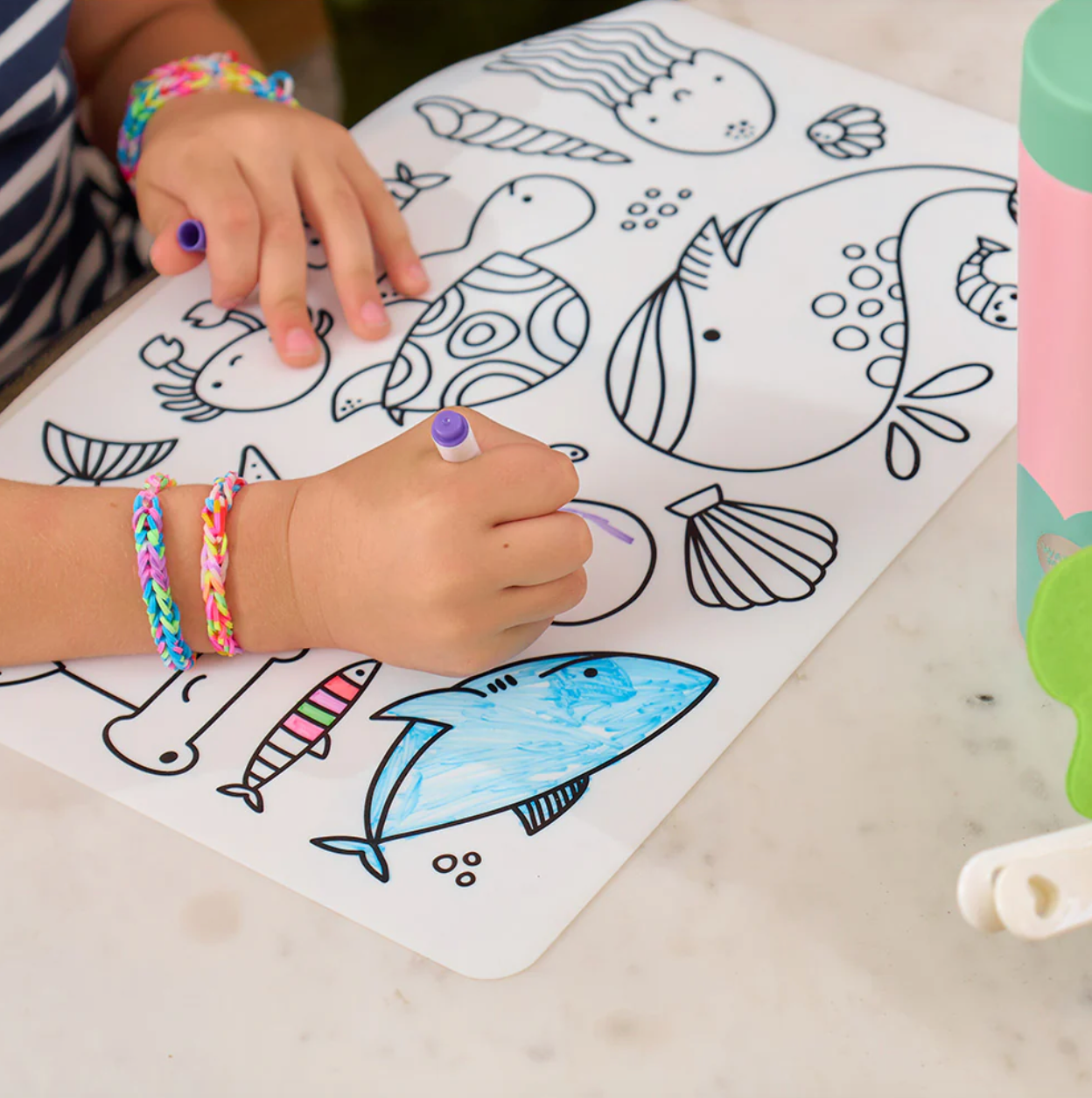 Silicone Colouring Placemat