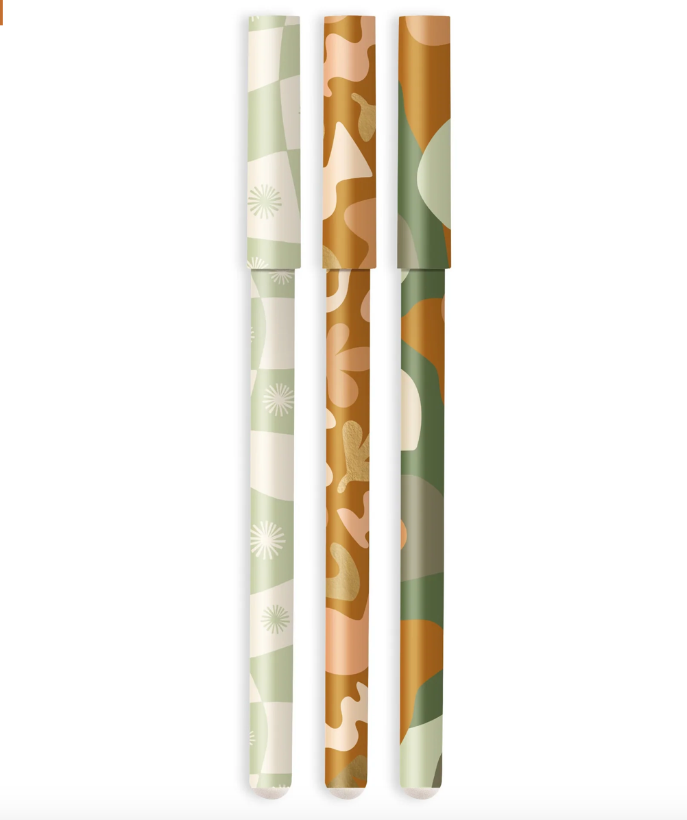 Ballpoint Pen Pack - Sage Warp