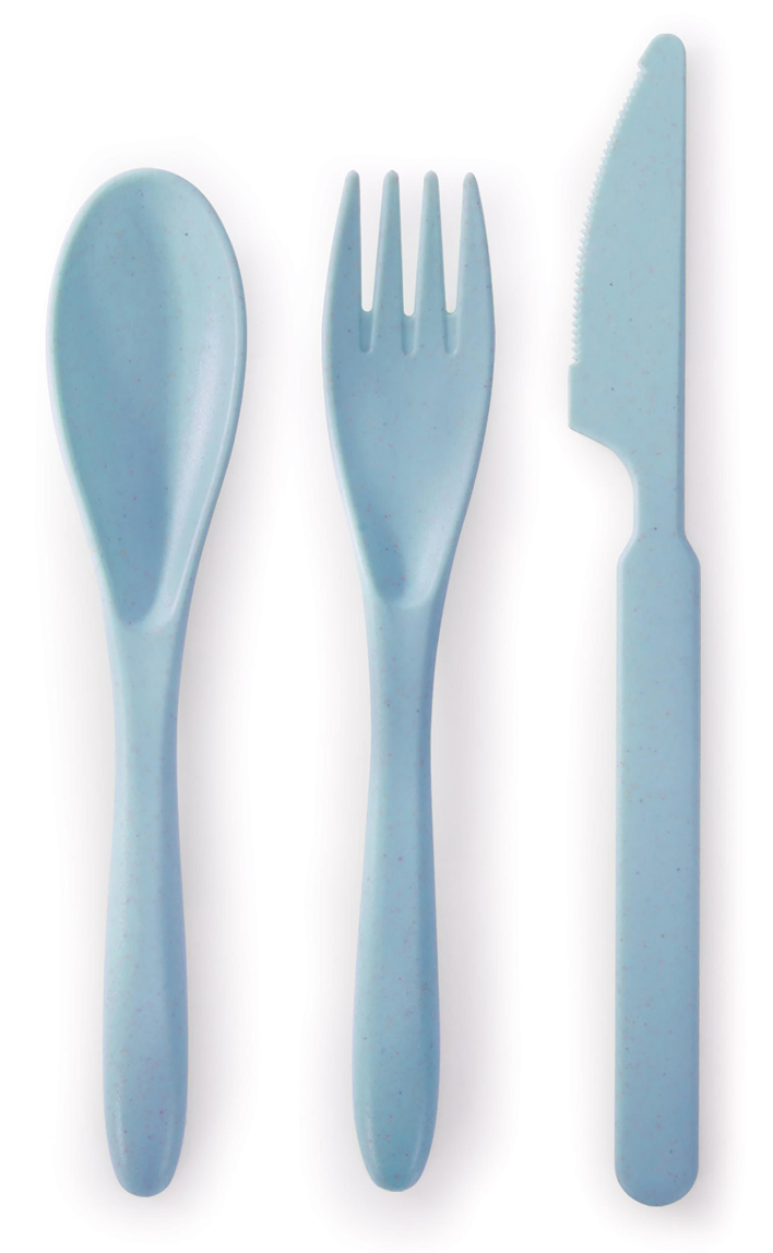Cutlery Set Wheat Straw - 6 Colours