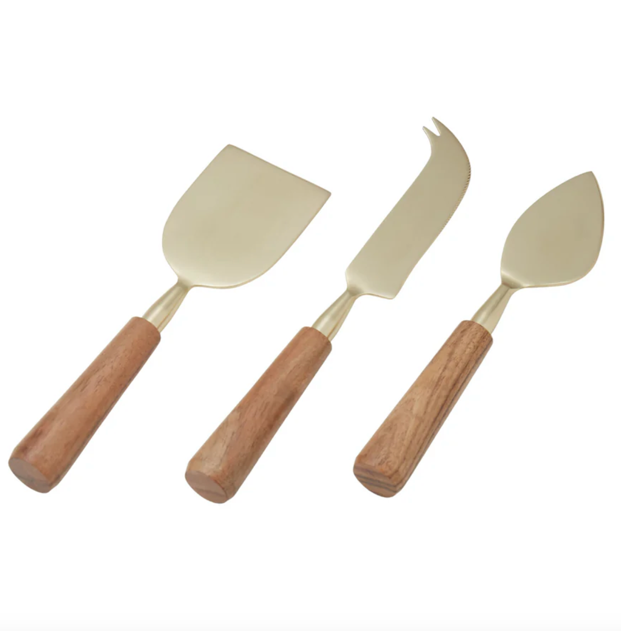 Barker Set of 3 Acacia Wood Cheese Knives Set