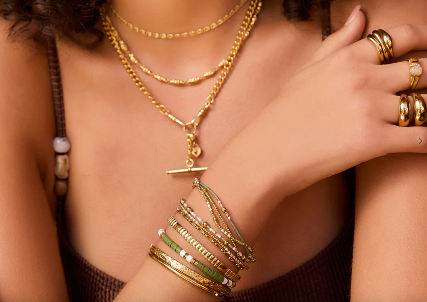 Nellie Gold Bracelet - Forrest