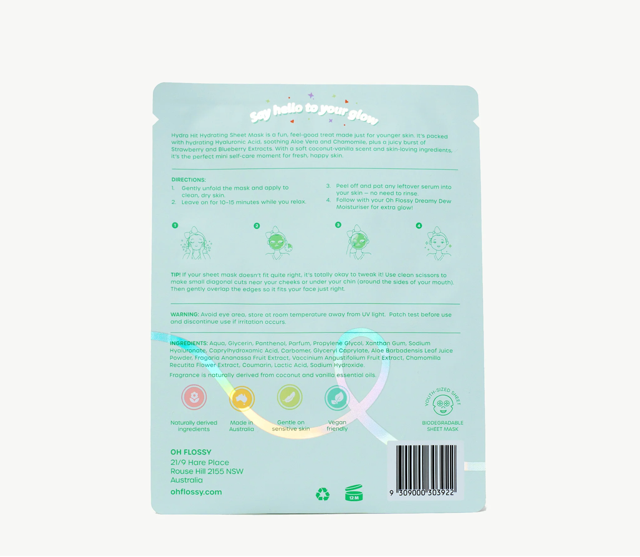 Hydra Hit Hydrating Coconut Mask