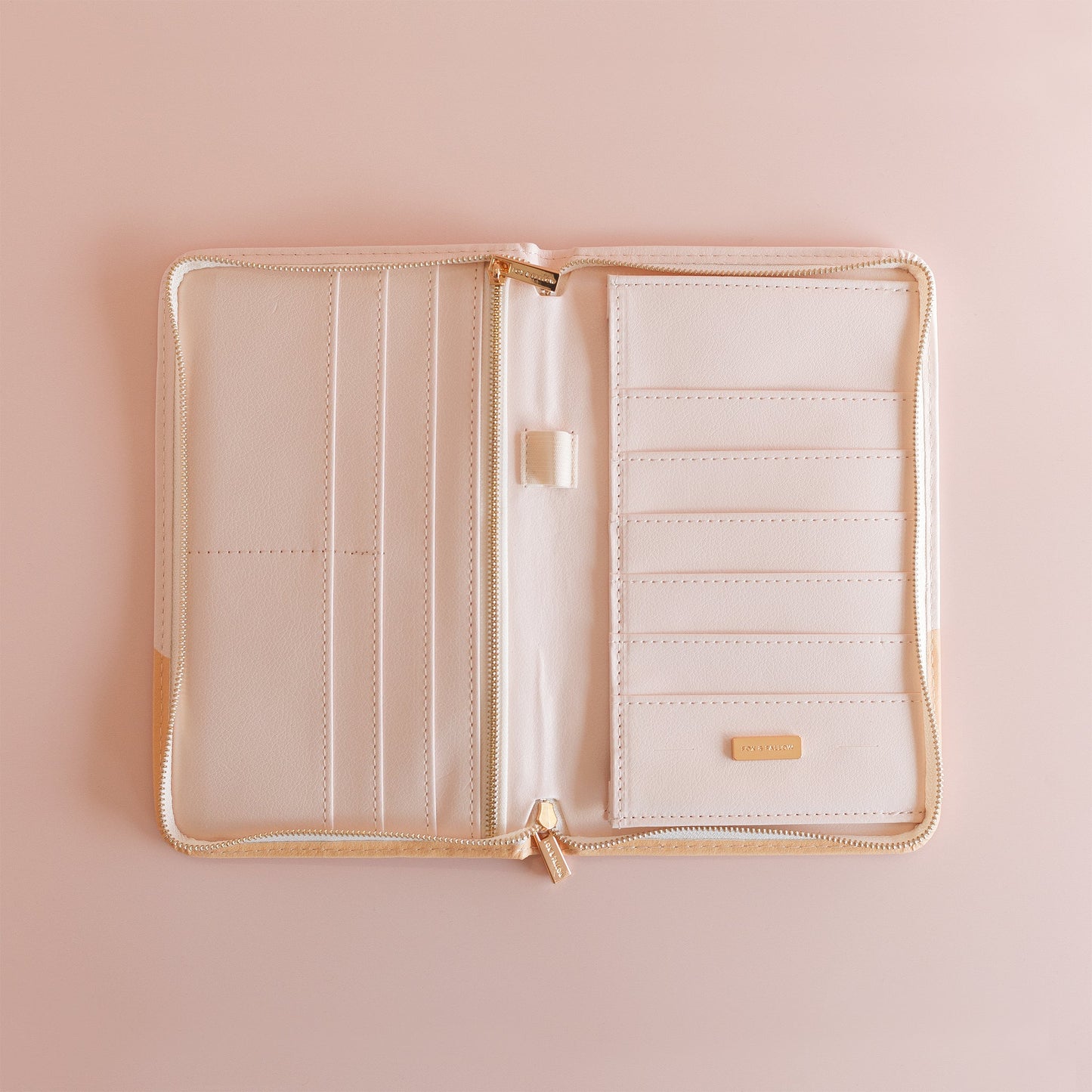 Caramel Ripple Travel Wallet