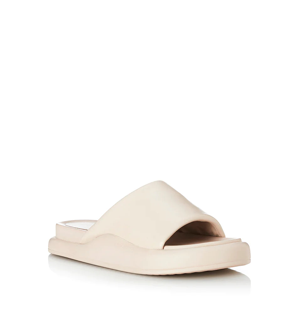 Thea Slide - Bone Leather