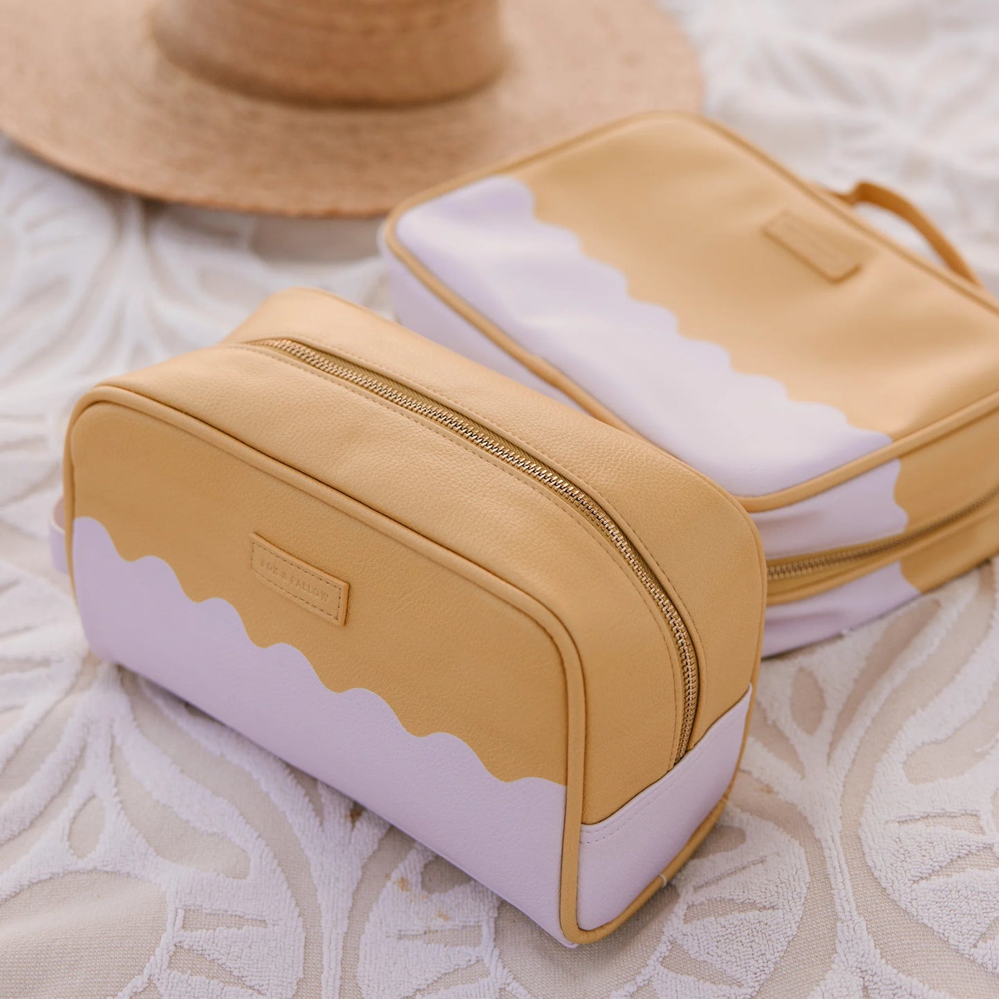 Lilac Ripple Wash Bag