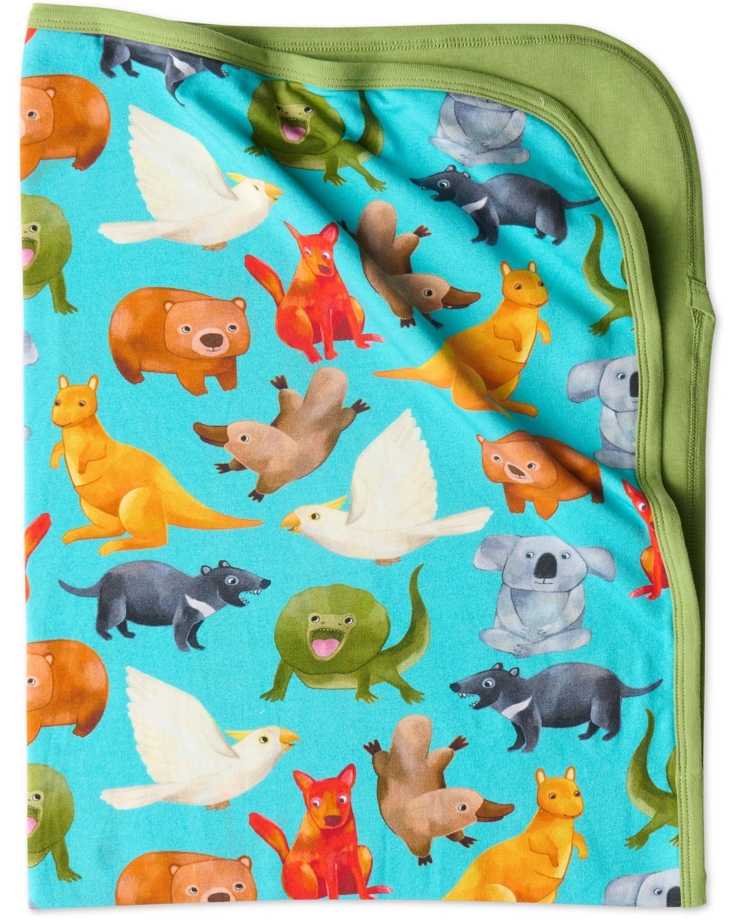 Home Among The Gum Trees - Cotton Snuggle Blanket