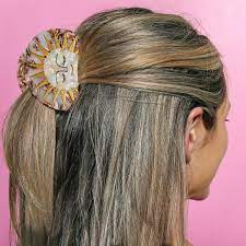 Golden Sun Hair Claw Clip