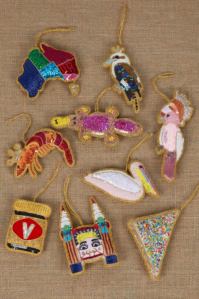 Fairy Bread Sequin Christmas Decoration