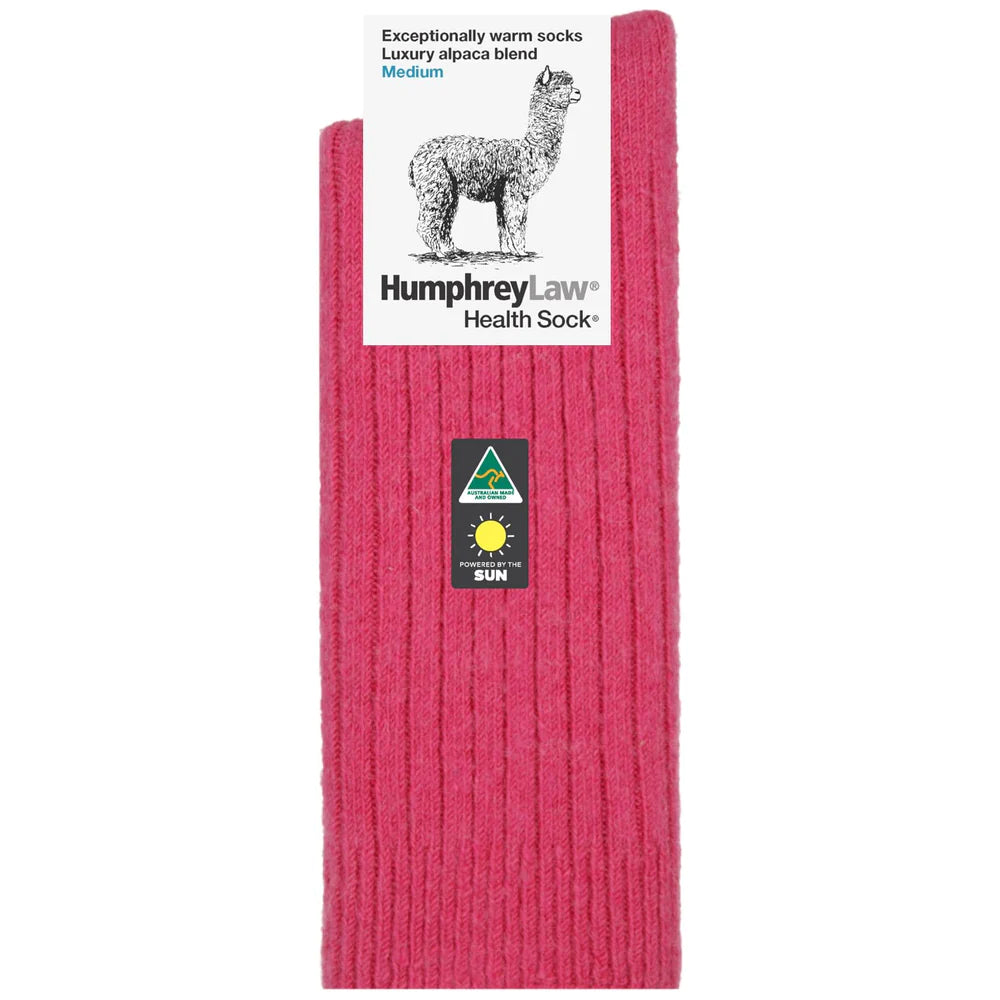 Thick-weight Cosy Alpaca Health Sock - Unisex - Various Colours