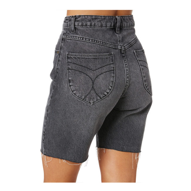 Classic Cut-Off Shorts - Washed Brad Black