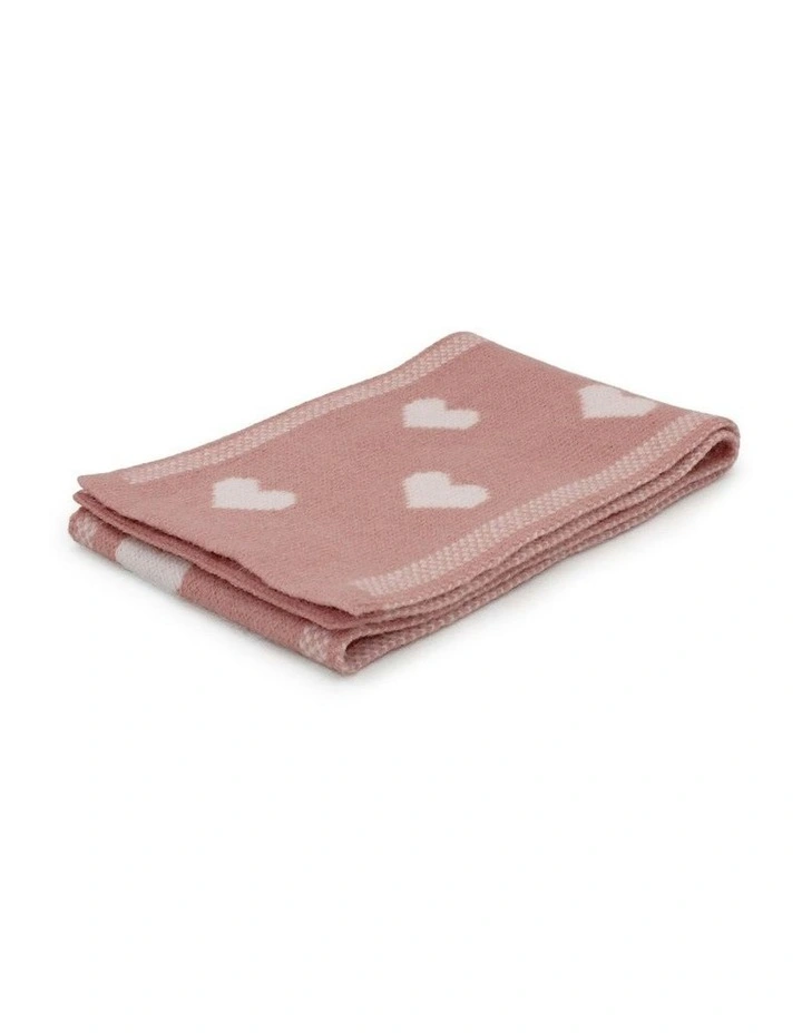 Ella Mini Scarf - Pink Hearts