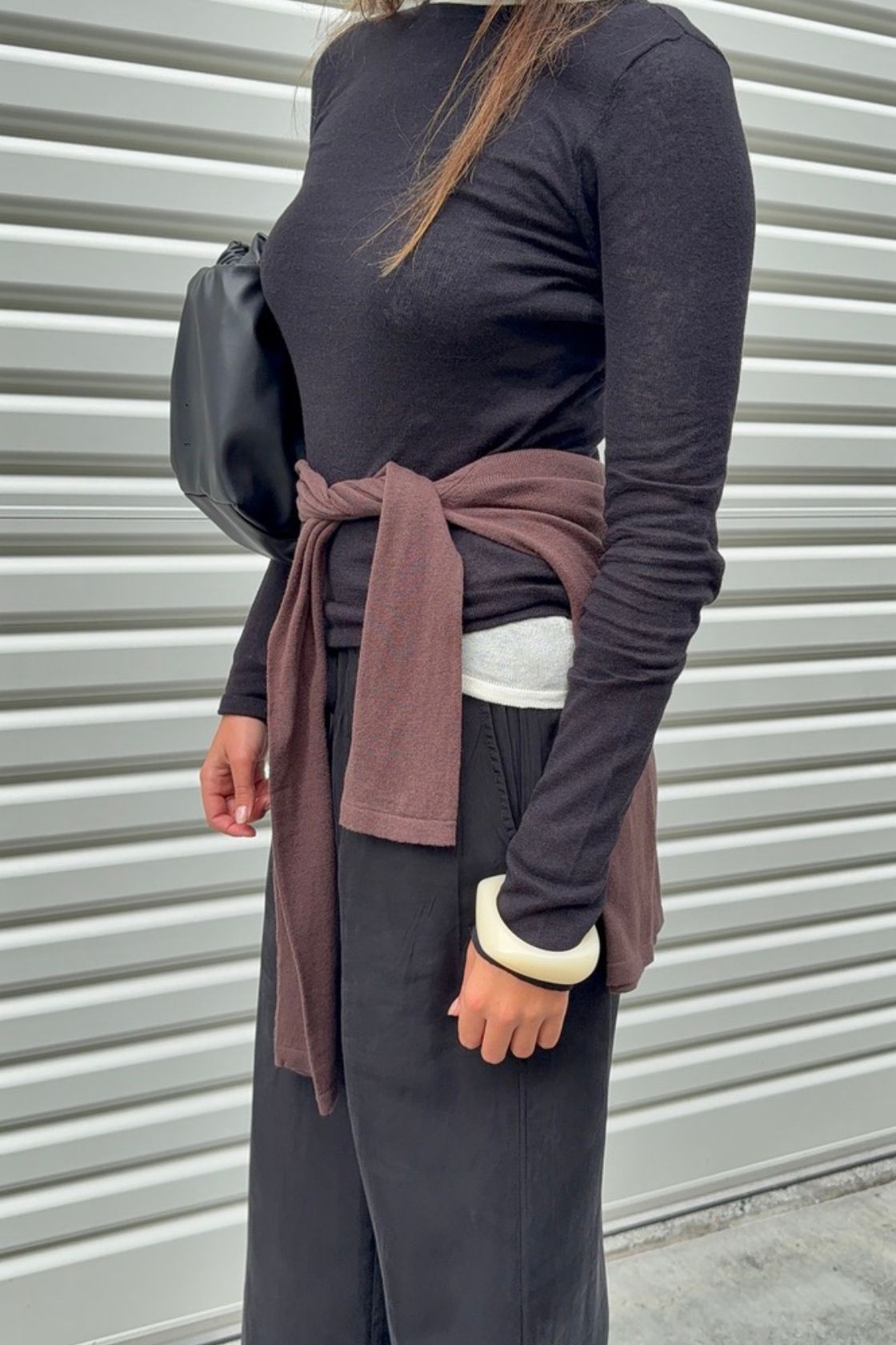 Aston Longsleeve Top - Black