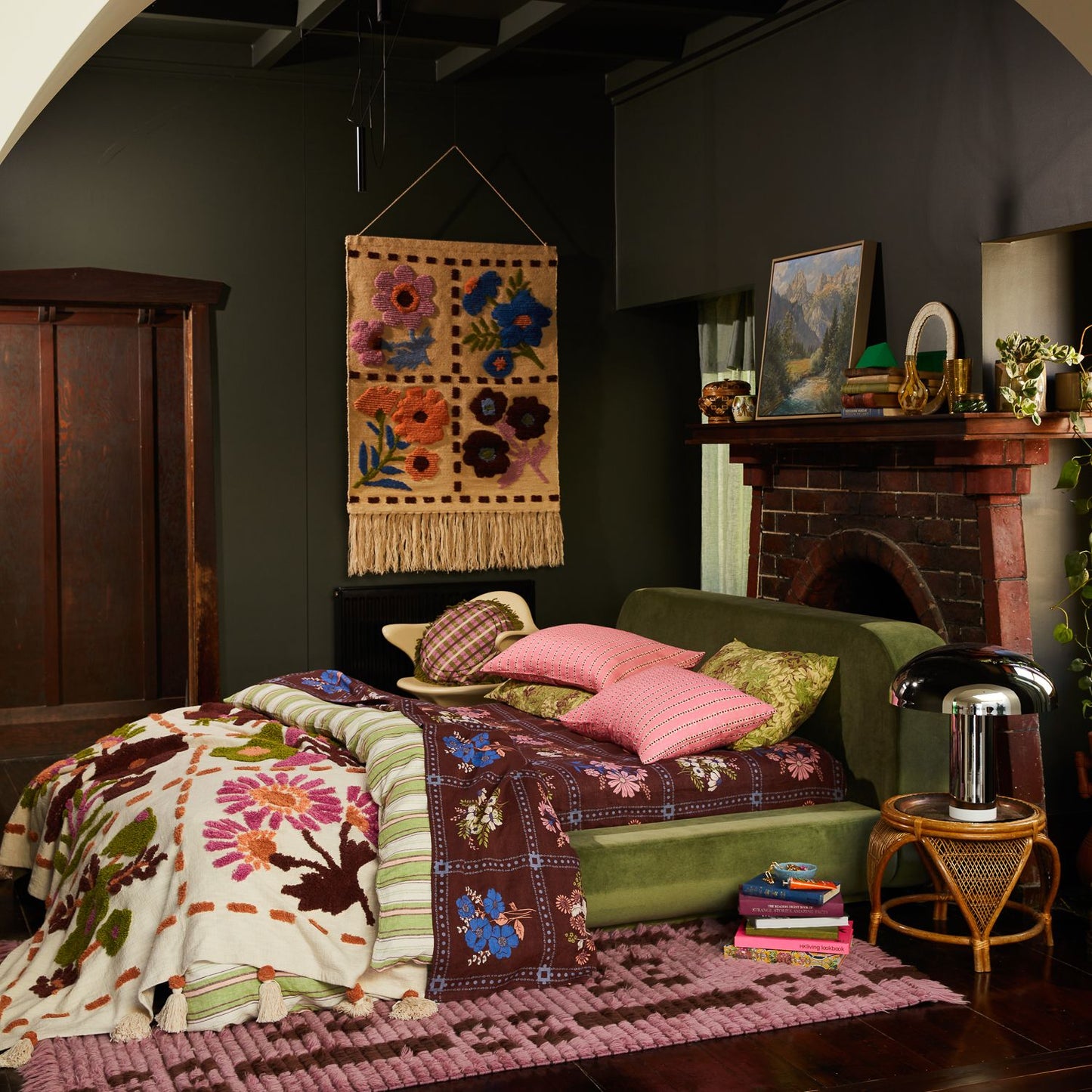 Ira Floral Cotton Blanket