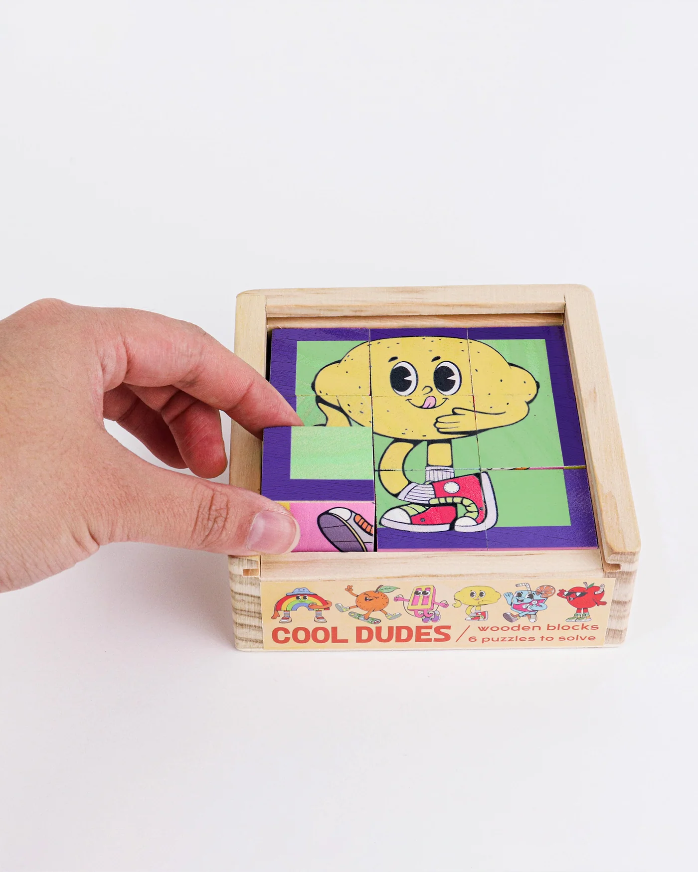 Wooden Block Puzzle - Cool Dudes